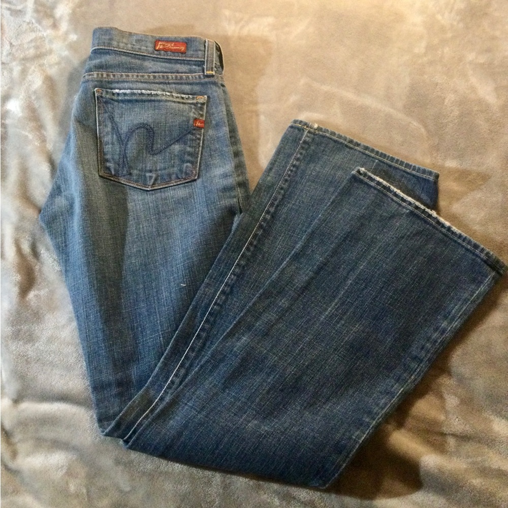 CITIZENS OF HUMANITY KELLY Stretch #001 LOW WAIST BOOT CUT